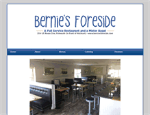 Tablet Screenshot of berniesforeside.com